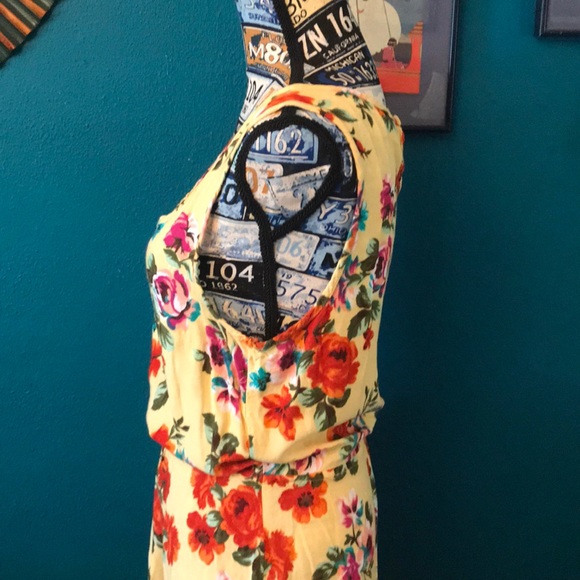 Floral Print High Low Dress - Picture 2 of 4